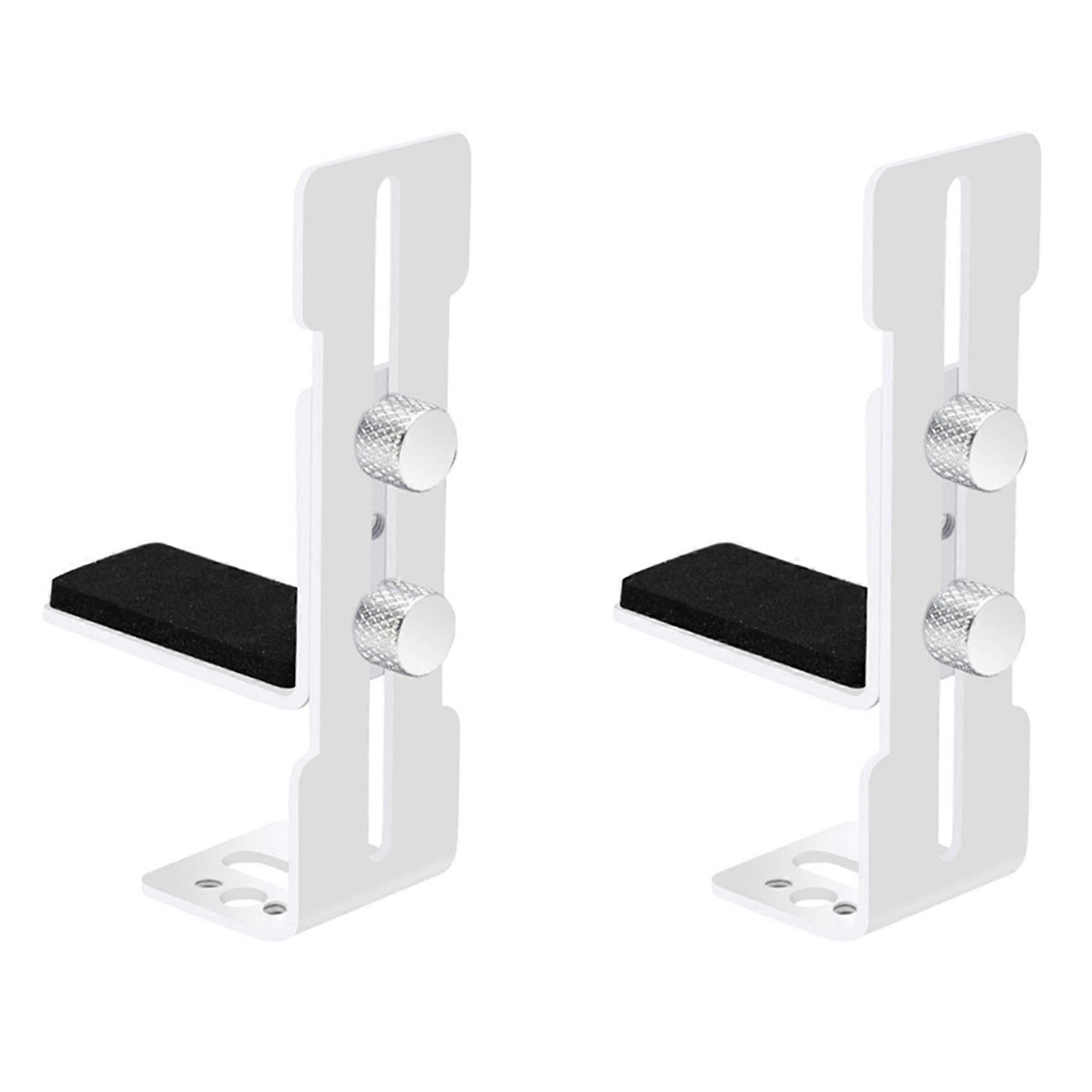 2X GPU Support Frame Adjustable GPU Brace Prevent Sagging Video Card Support Bracket for Chassis 12cm Fan Position White