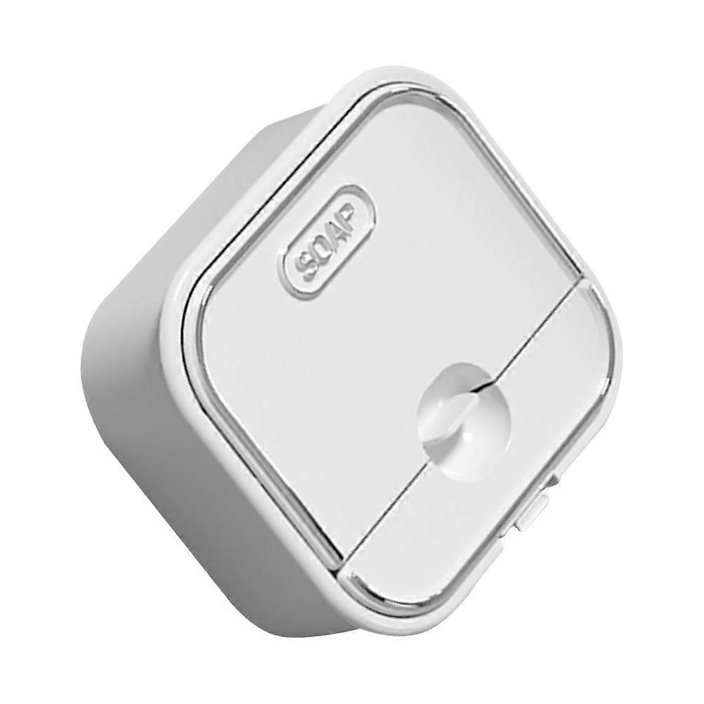 Wall Mounted Soap Holder in White for Soap Draining Home Use