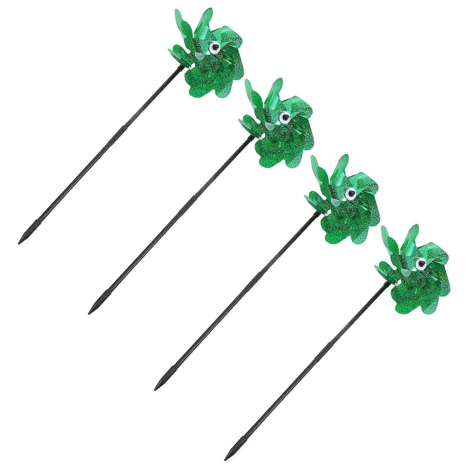 Outdoor Windmill Decors Decorative Windmill for Garden 4Pcs