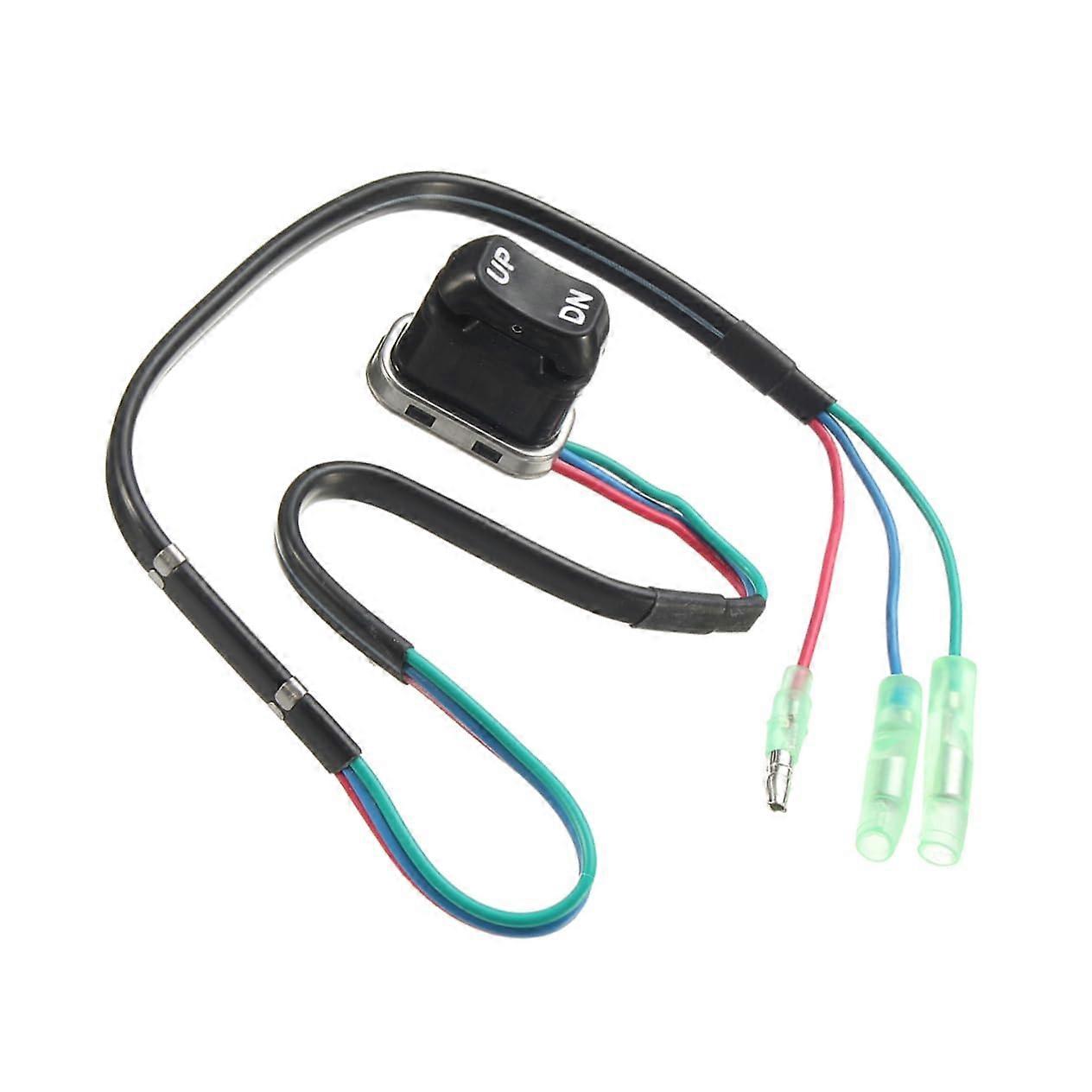 12V Outboard Motor Tilt and Trim Switch Waterproof Push Button for Quick Trim Control