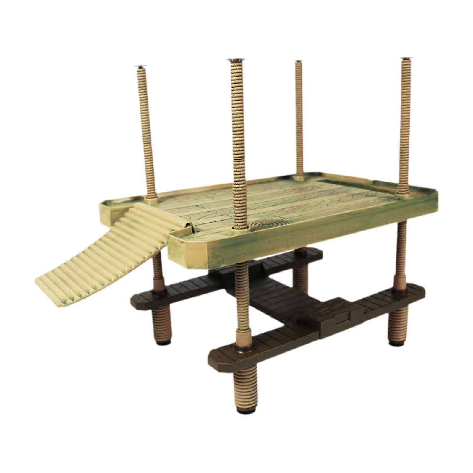 2025 Large Turtle Basking Platform Floating Turtle Pier for Salamanders Aquarium