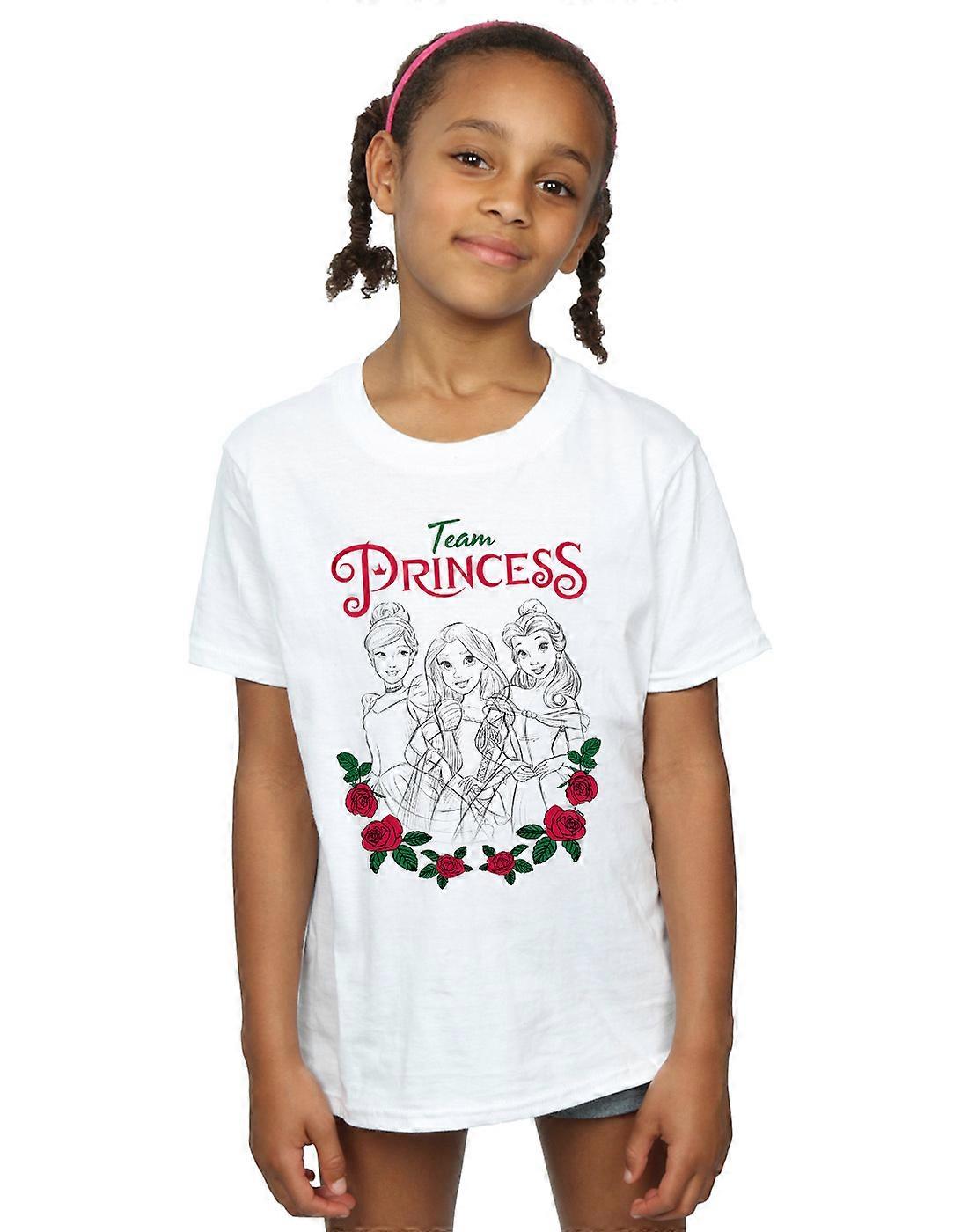 Camiseta Disney princesa niñas flor