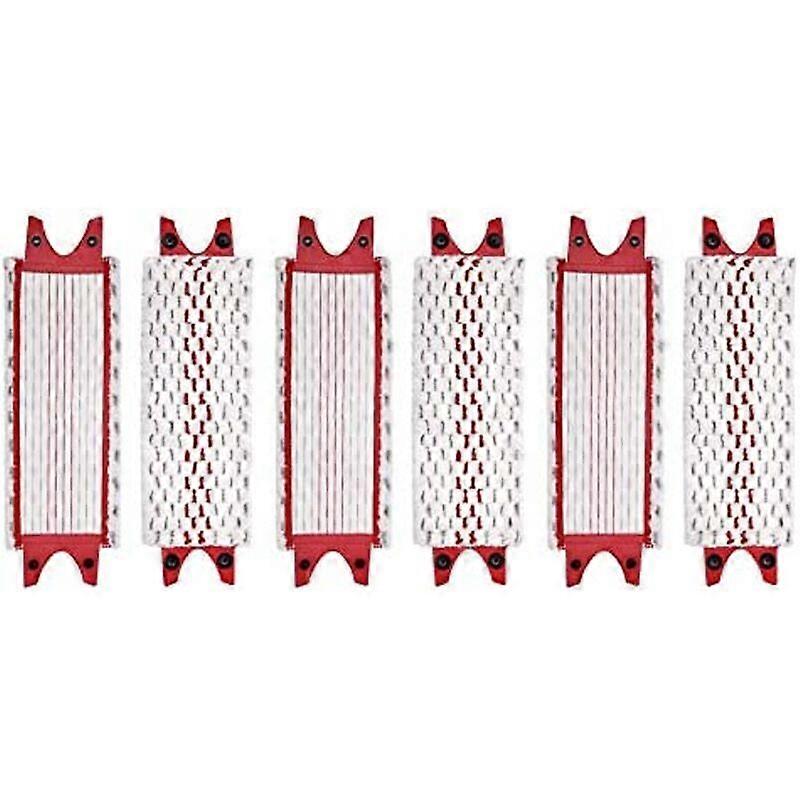 Pack of 6 microfibre replacement pads for Vileda Ultramax mop