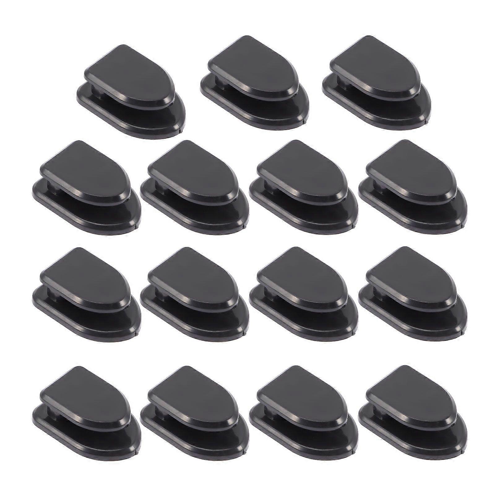 15pcs Car Hooks Self-Adhesive Hanging Hooks Multifunctional Storage Hooks