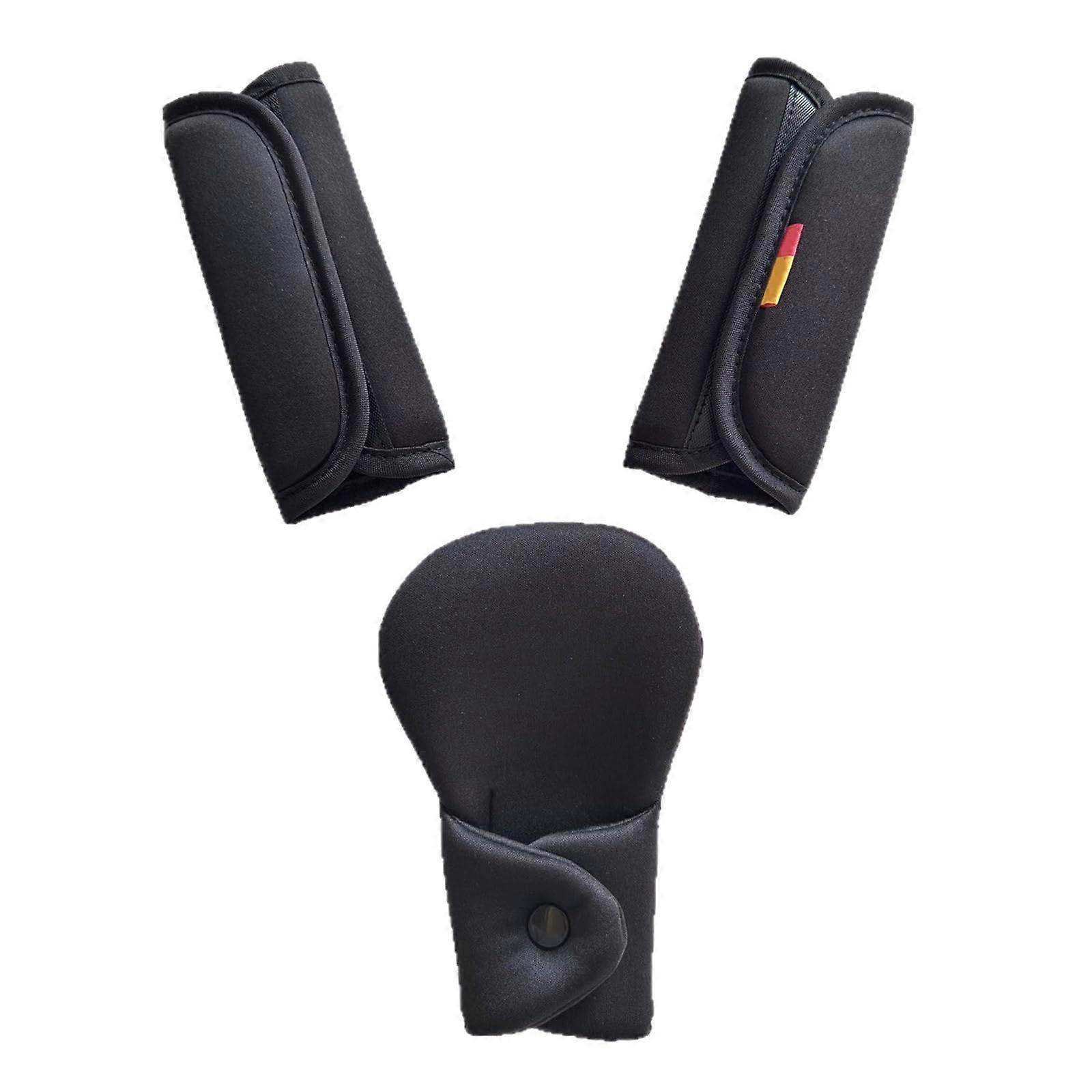 Baby Stroller Seat Protector with Soft Shoulder Strap Covers and Breathable Crotch Pad, 3PCS
