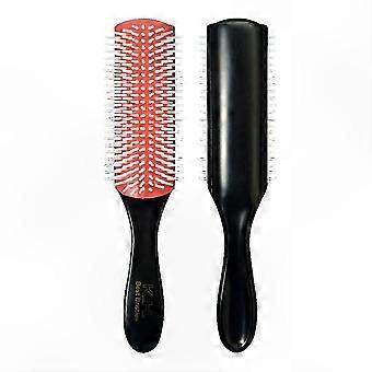 9-reihige Entwirrungsbürste für glattes und lockiges Haar, Styling- und Massagegerät für nasses oder trockenes, coloriertes Haar