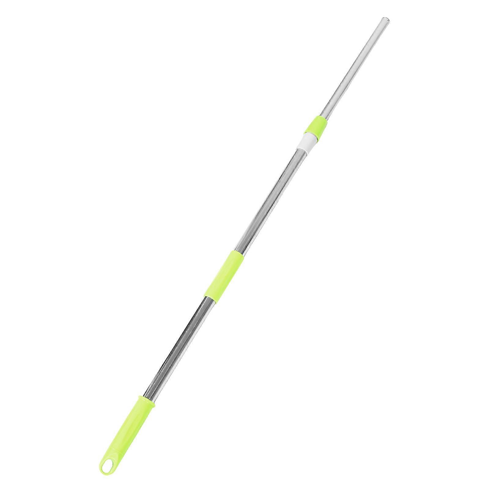 Broom Pole Rotating Mop Handle 3Pcs Stainless Steel Mop Stick Replacement