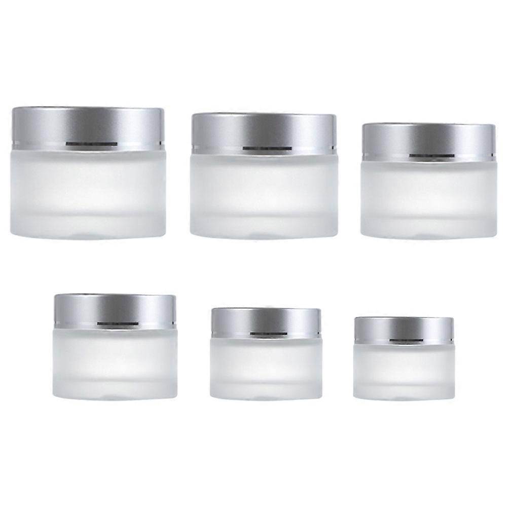Transparent Face Cream Container for Refillable Use 24Pcs Portable Cosmetic Jars