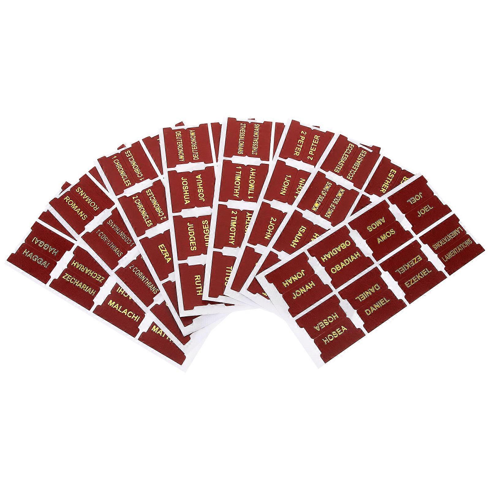 Bible Tabs for Study Book Tabs 2Sets Decorative Style