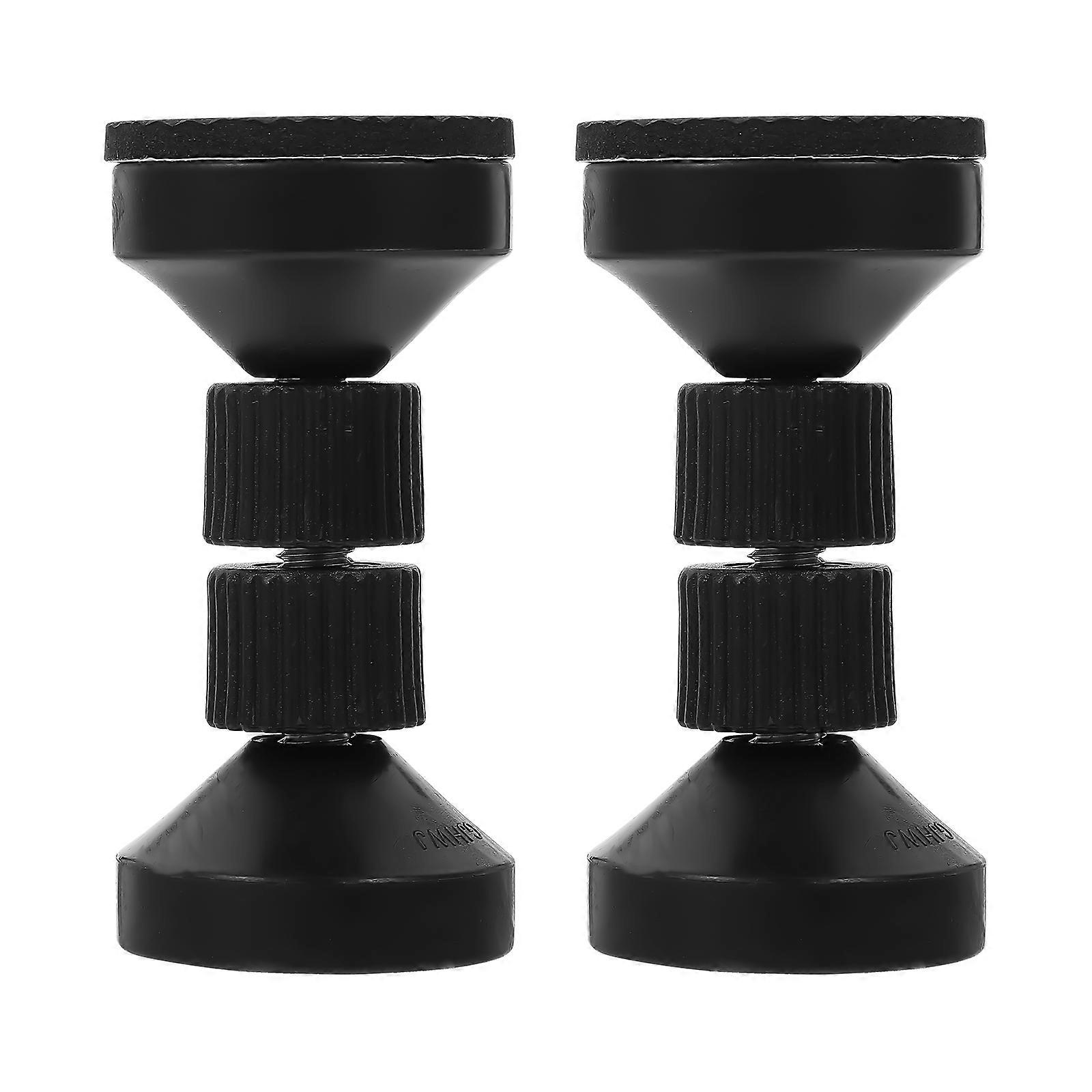 Bed Frame Stabilizer for Bed Use 1Set Threaded Stopper Black