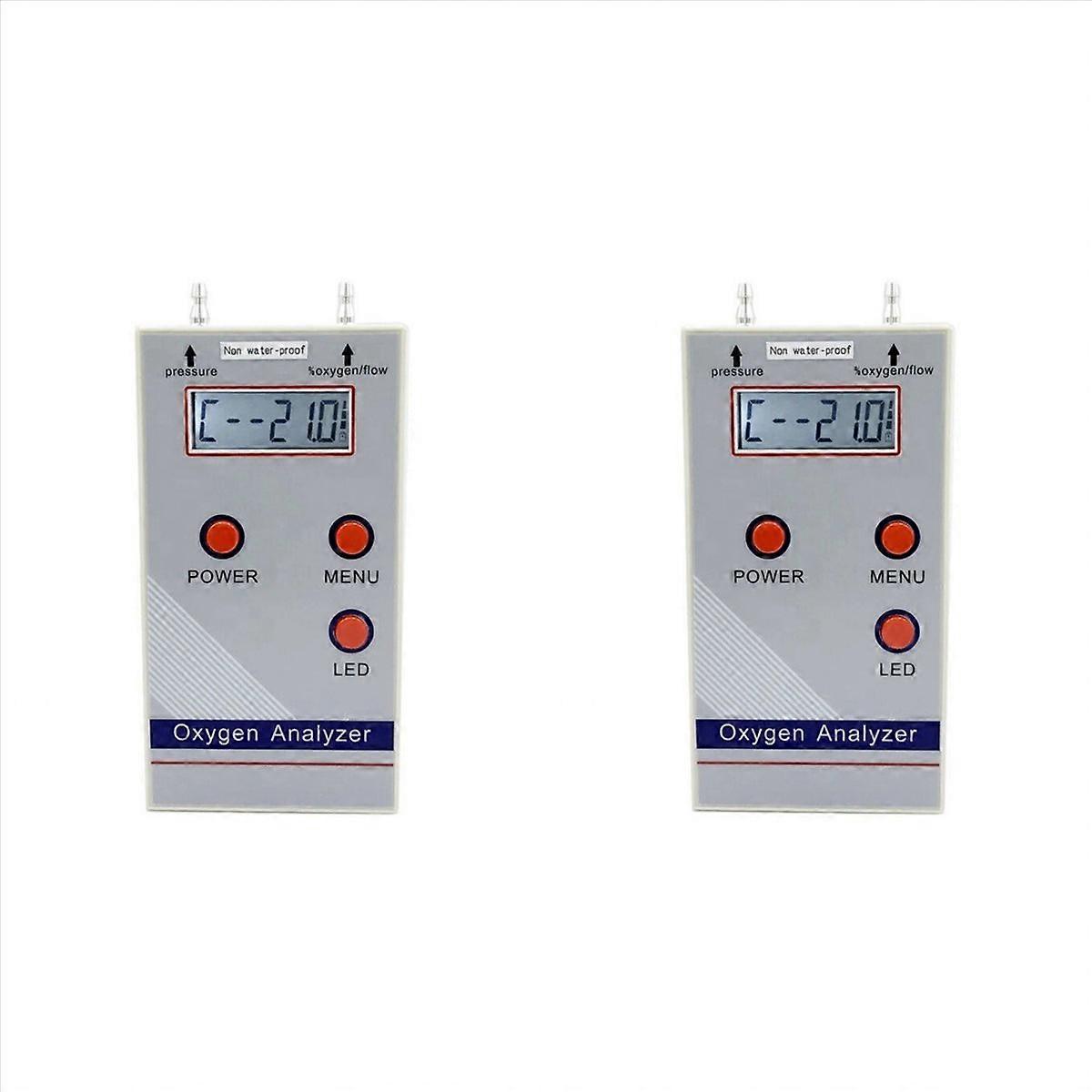 Oxygen Analyzer O2 Oxygen Concentration Meter 21%-95.6% EU Plug