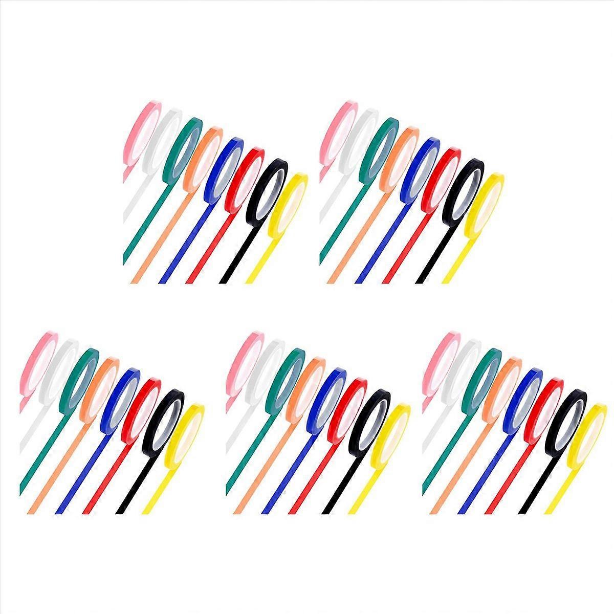 8 Rolls Colors Autoclave Tape