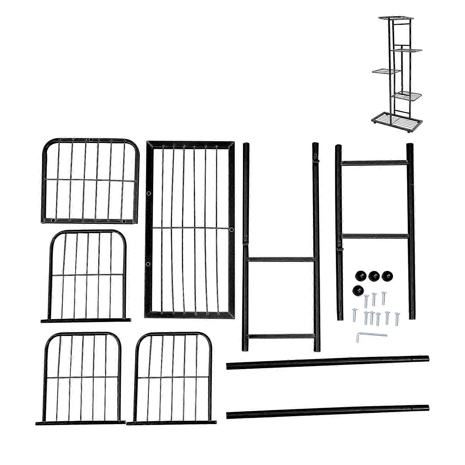 Iron Balcony Flowerpot Stand for Plant Storage 1Pcs Multi-Layer Holder