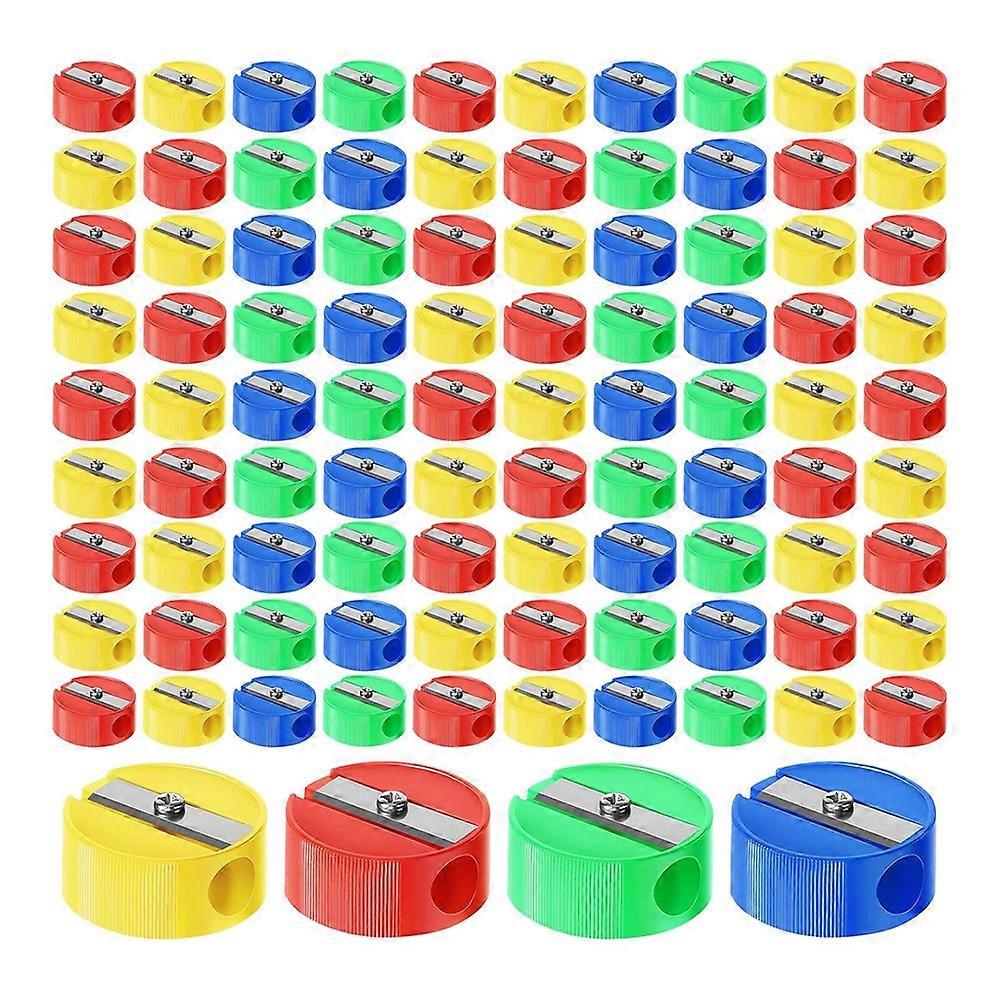 400 Pcs Pencil Sharpeners Bulk Mini Round Handheld Pencil Sharpener