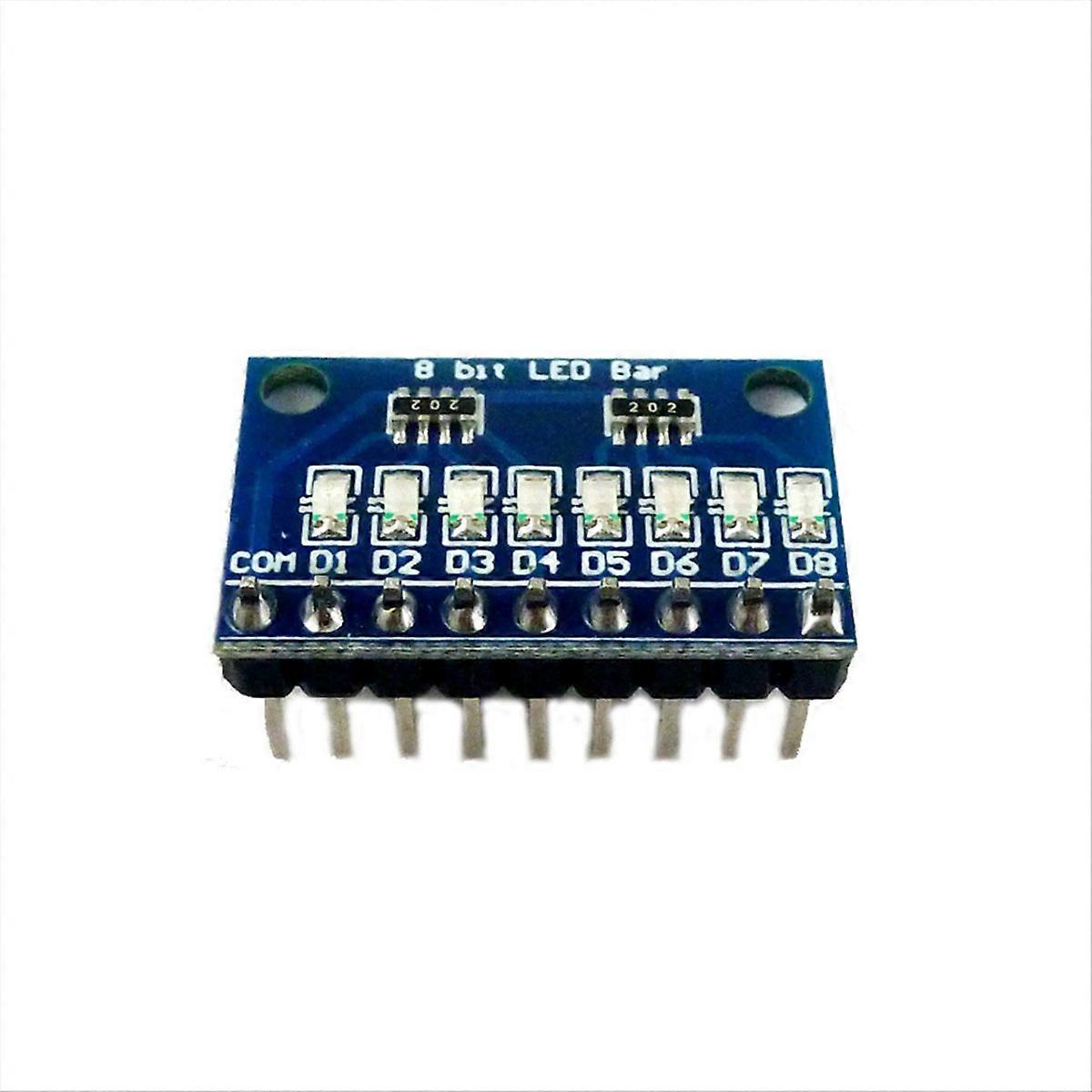 1Pcs 3.3V 5V 8 Bit Blue Common Cathode LED Indicator Module DIY Kit