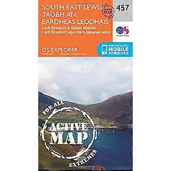 OS Explorer Karte aktiv (457) Süd-Ost Lewis/Taobh ein Eardheas Leodhais (OS Explorer aktive Karte)