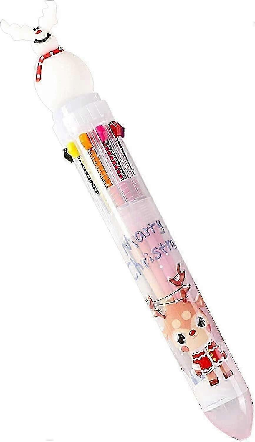 Cartoon ballpoint pen Christmas theme 1-pack