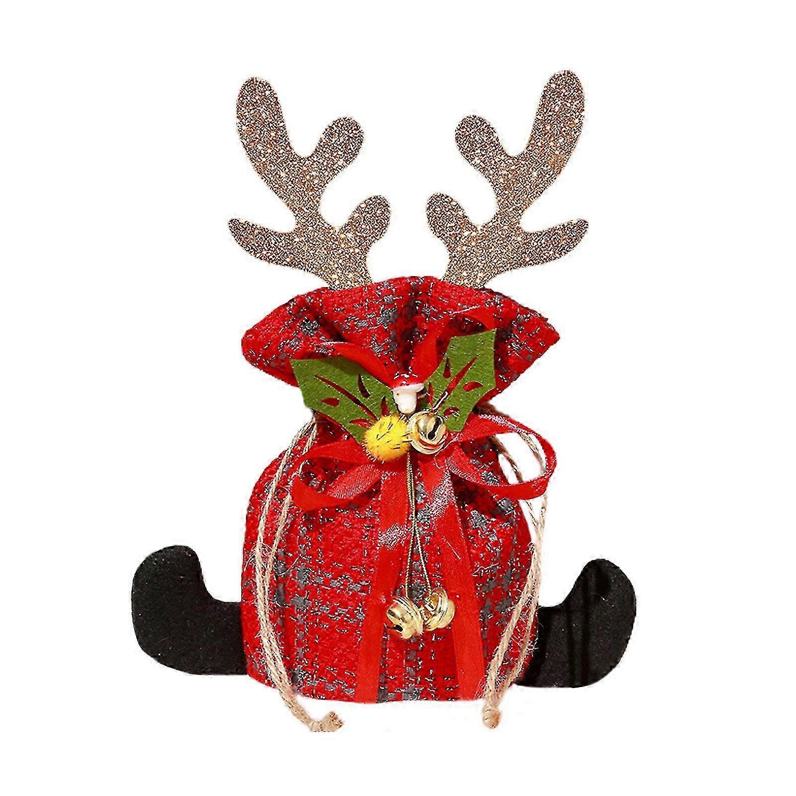 Christmas Gift Bags - Drawstring Closure, Delicate Craft, Non-transparent, Soft Cloth Material