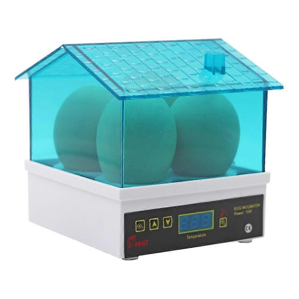 Mini Egg Incubator with Adjustable Temperature Control, Transparent Window, Quiet 4 Egg Capacity