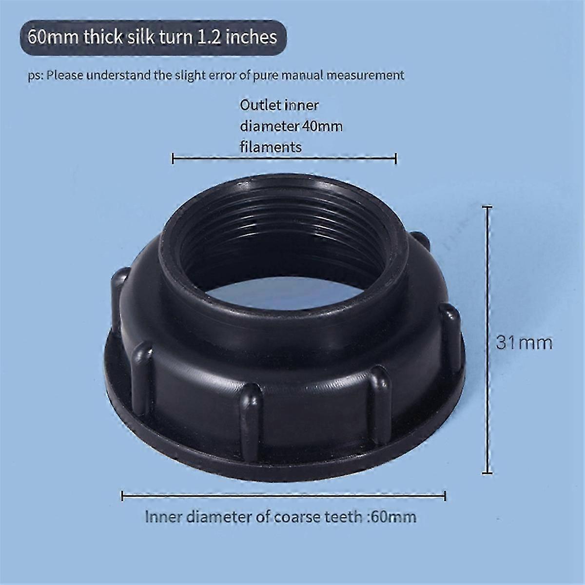 Internal Thread IBC Tank Drain Adapter for Hose Faucet Valve E