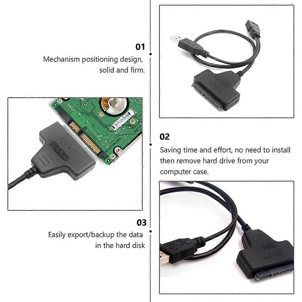 to USB Hard Disk Data Line for Computer Use 2.5-Inch to USB Cable