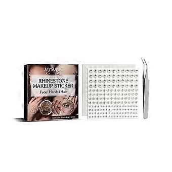 Rhinestone makeup klistermærker dekoreret med klæbrige ydeevne glitter diamanter, ikke let at falde af kroppen negle ædelstene