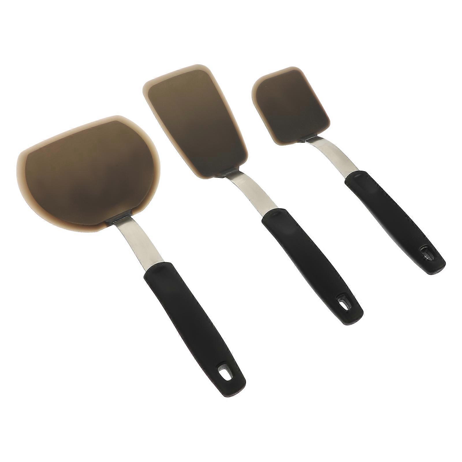 Home Use Multipurpose Silicone Spatulas Frying 3Pcs Set
