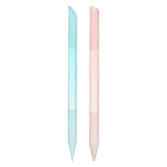 Glass Nail File for Polishing 2Pcs Practical Manicure Tools for Nail Art