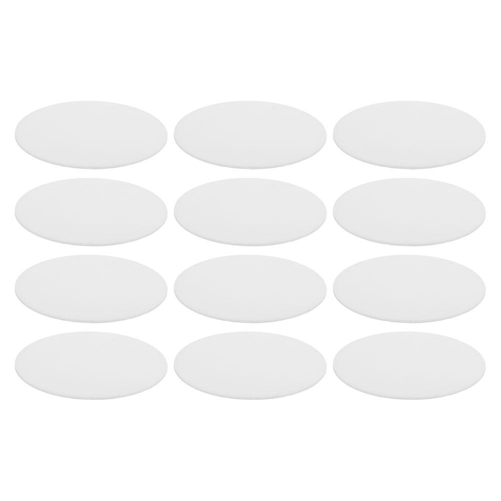 White Acrylic Light Diffuser for LED Downlights 12Pcs Flat Round Sheets