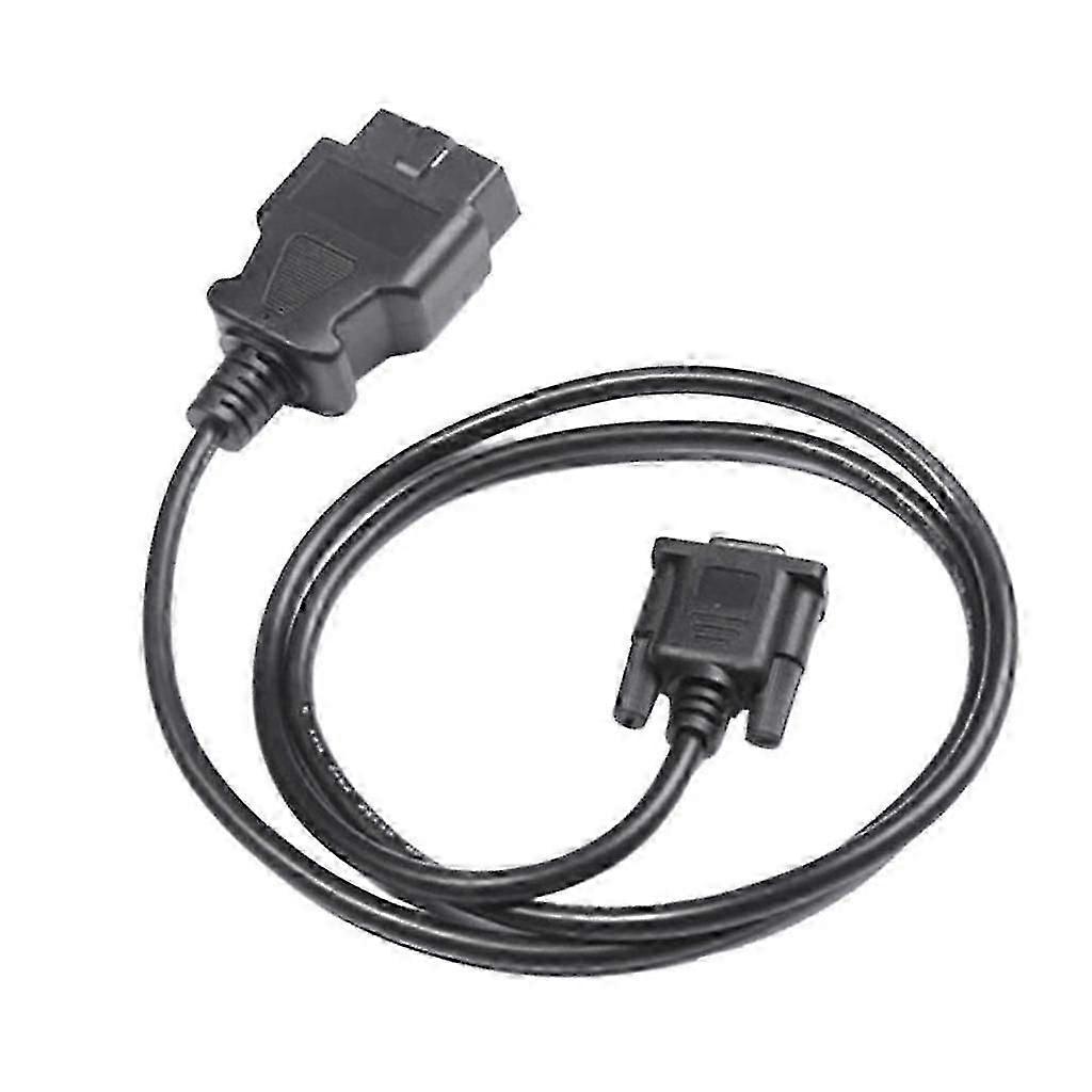 OBD2 16 Pin - DB9 9 Pin Seri RS232 Adaptör Kablosu, Araç Teşhis Arayüzü, 1,1 metre