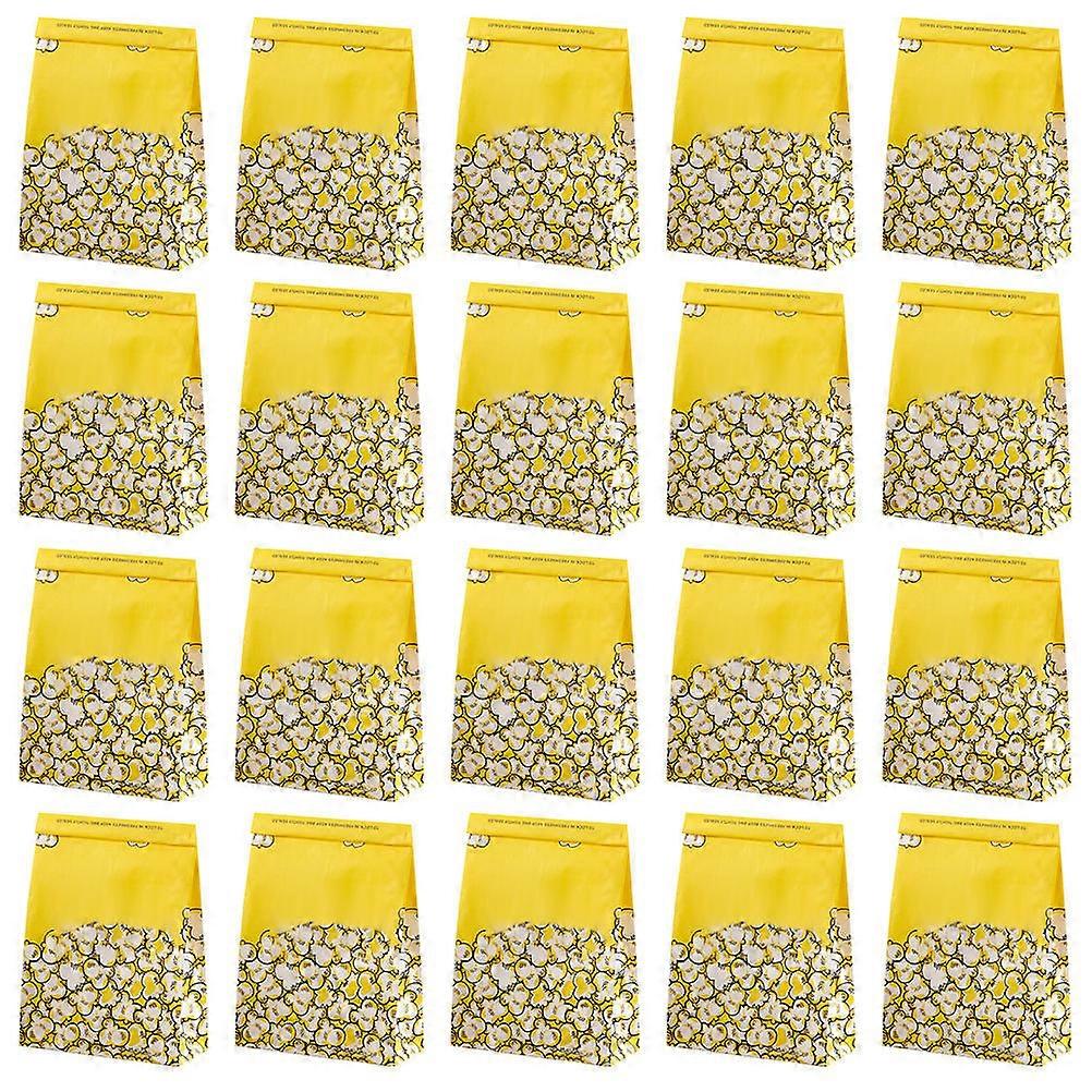 Oil-Proof Popcorn Holder Paper Bag for Storage 50Pcs Multi-Function