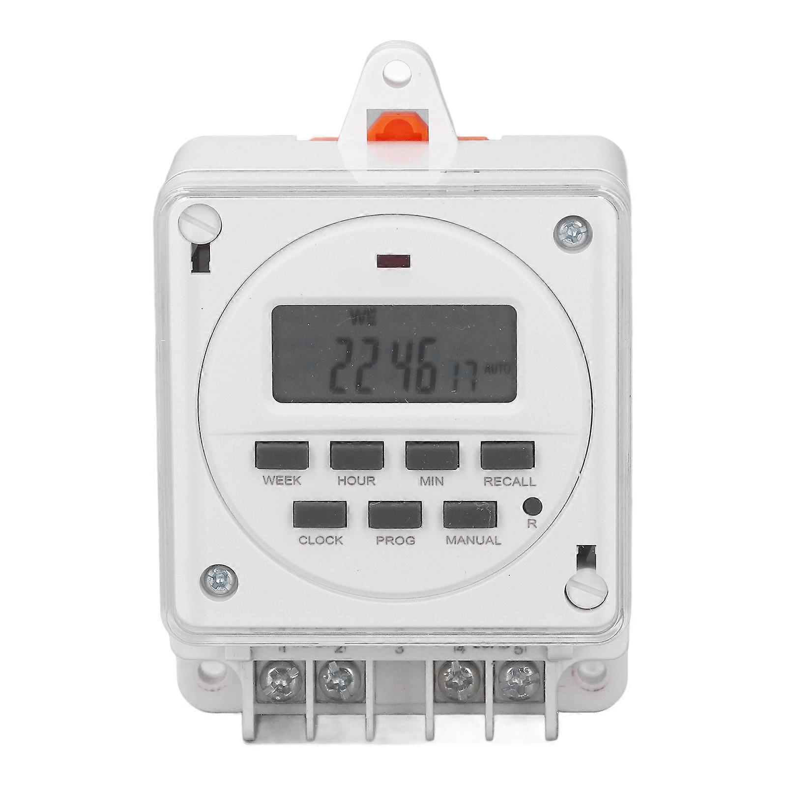 Timer Switch 8 On and Off Settings Digital Weekly Programmable Timer Switch for Home