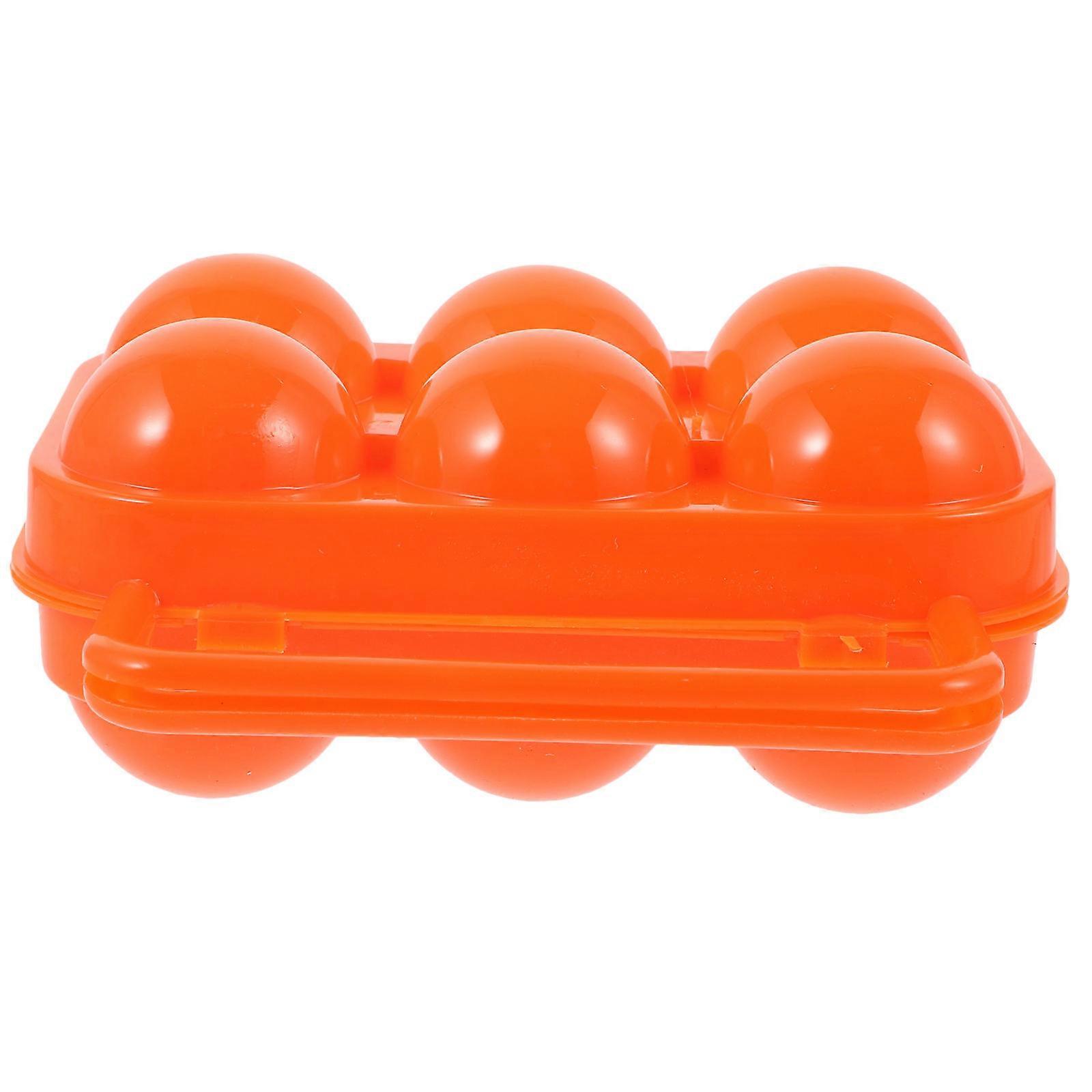 Plastic Egg Storage Container for Eggs with Folding Handle
