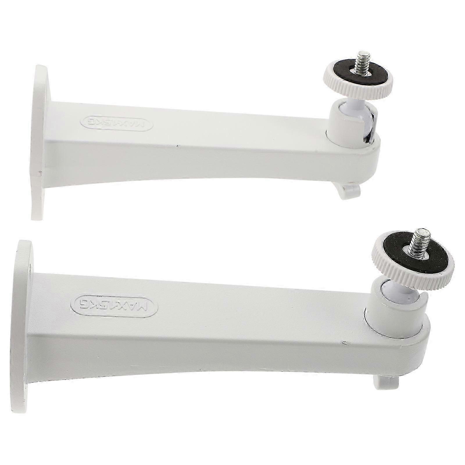 Outdoor Security Camera Rack Adjustable Wall Mount Bracket 1Set White