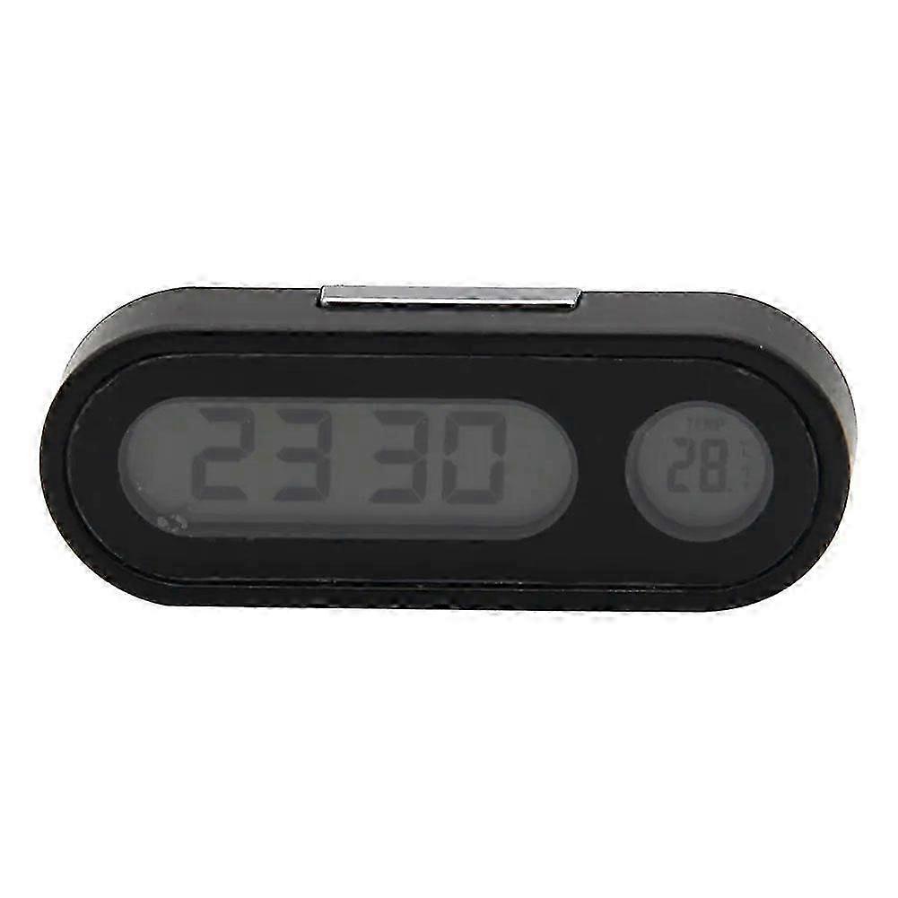 Car Electronic Clock Luminous Thermometer LED Digital Display Dashboard Clock