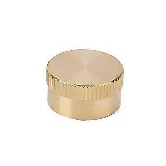 Solid Brass Propane Tank Cap 1 LB Leak Proof Durable Valve Cover For Camping Grill Stove