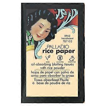 Palladio, Rice Paper, Oil-Absorbing Blotting Tissues, Translucent RPA2, 40 Tissues, 3-Pack