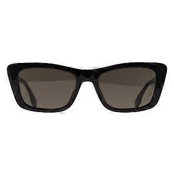 Fendi Sunglasses FE40185I Lettering 01N Shiny Black  Green
