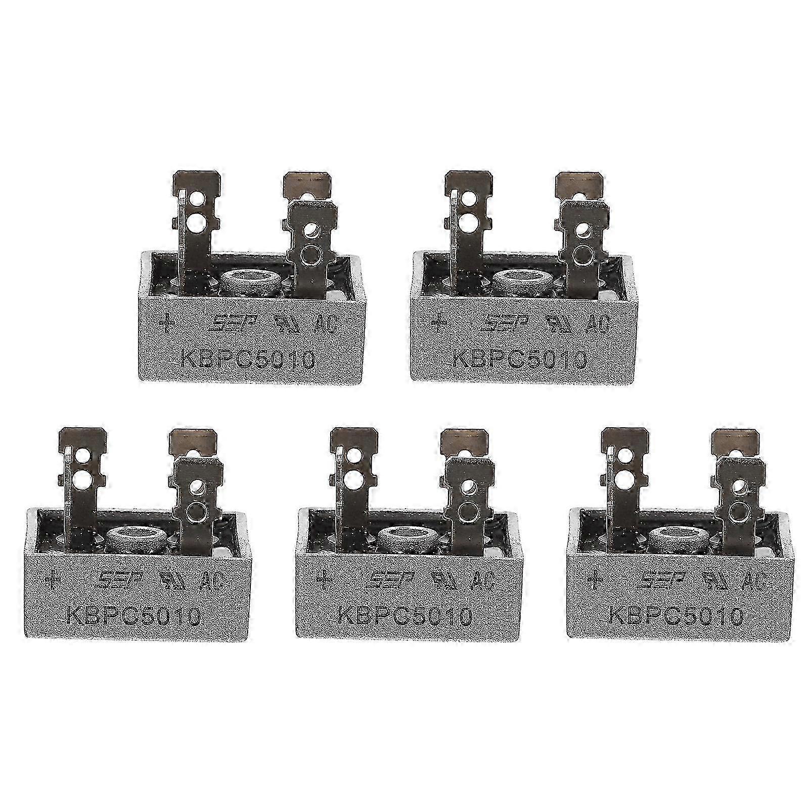 5pcs Replacement Single Phase Rectifier 1000V 50A 4-pin Rectifier Accessory