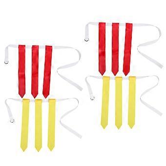 Adjustable Football Flag Belt for Football Training 4Pcs Multi-Use Set