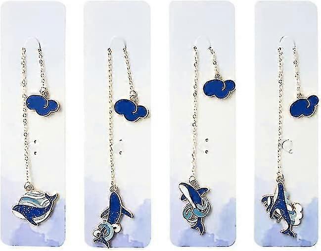Bookmark Whale (blue)