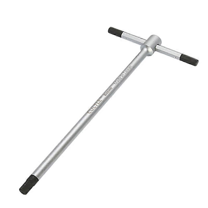 Metric 6mm T-shaped hex keys, silver