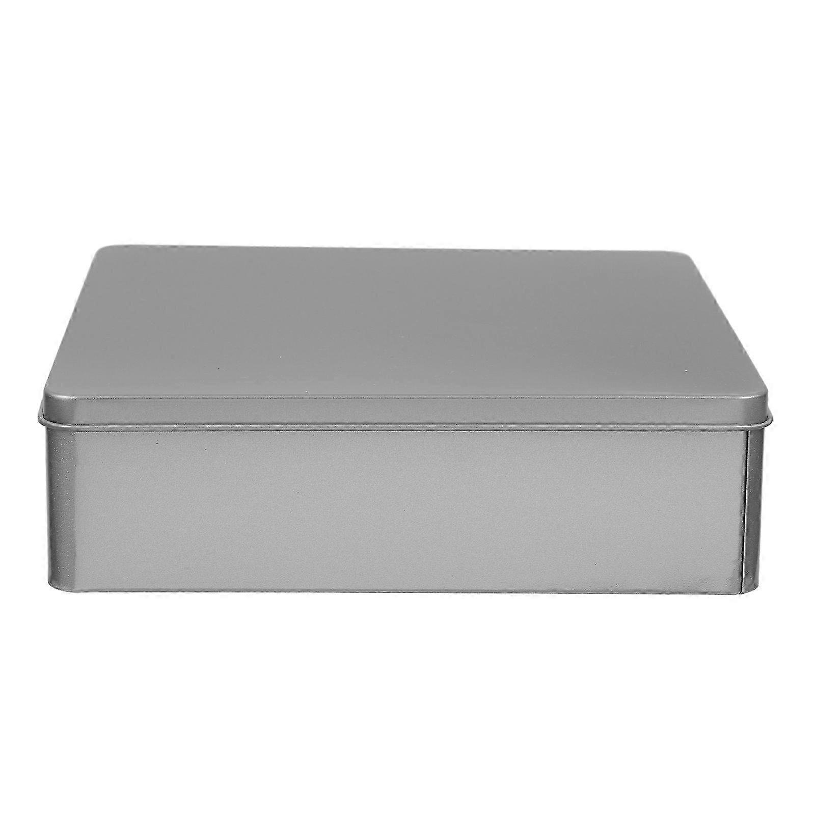Empty Square Candy Tin Classic Decorative Tinplate Box Reusable Candy Cookie Box