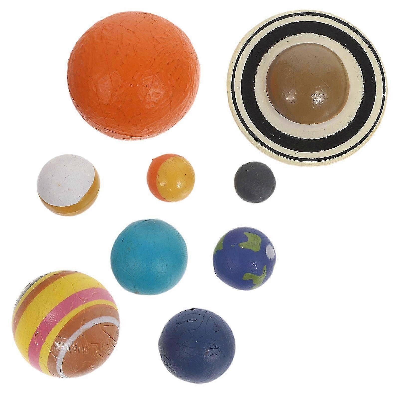 Simulation Planets Model Nine Planets Educational Toy for Kids 9Pcs