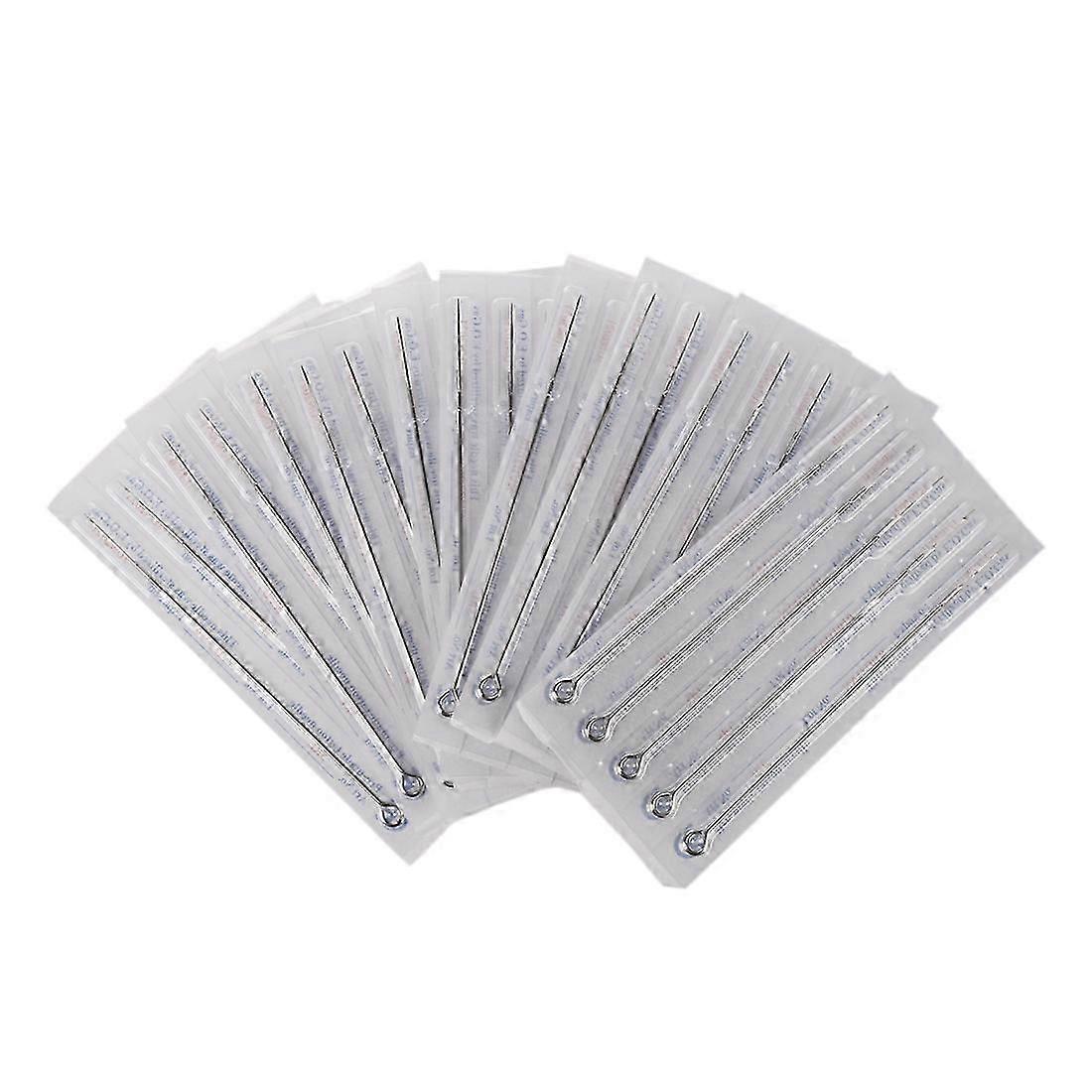 Professional 50 Pcs Disposable Tattoo Needles Size 5RL Makeup