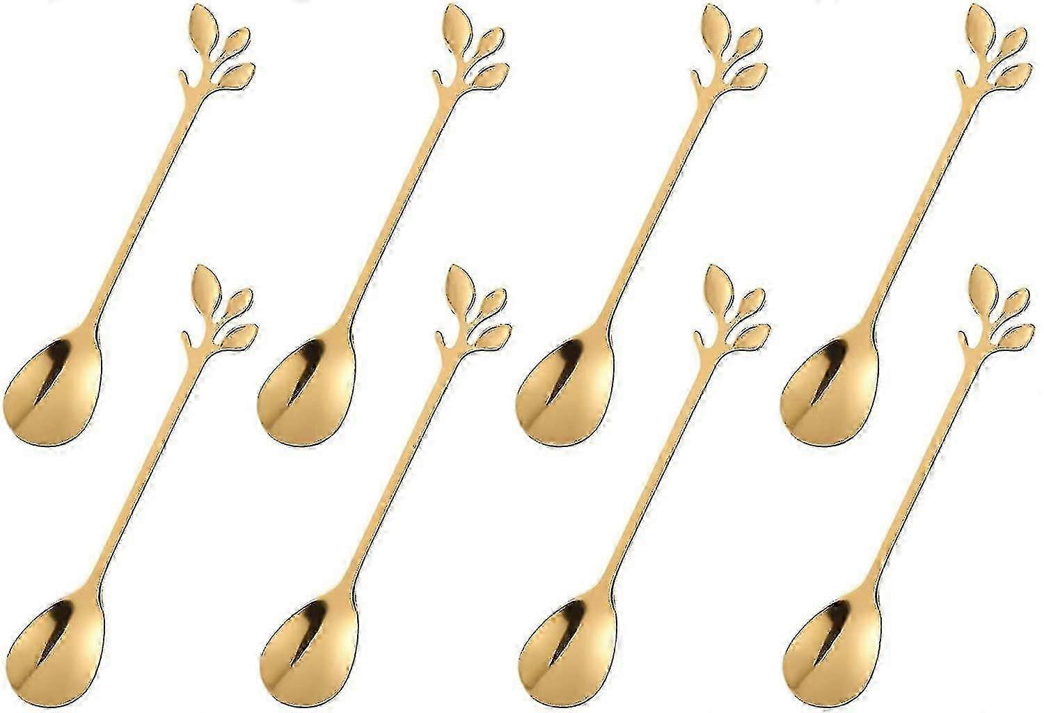 8 Pcs Mini Coffee Espresso Spoon