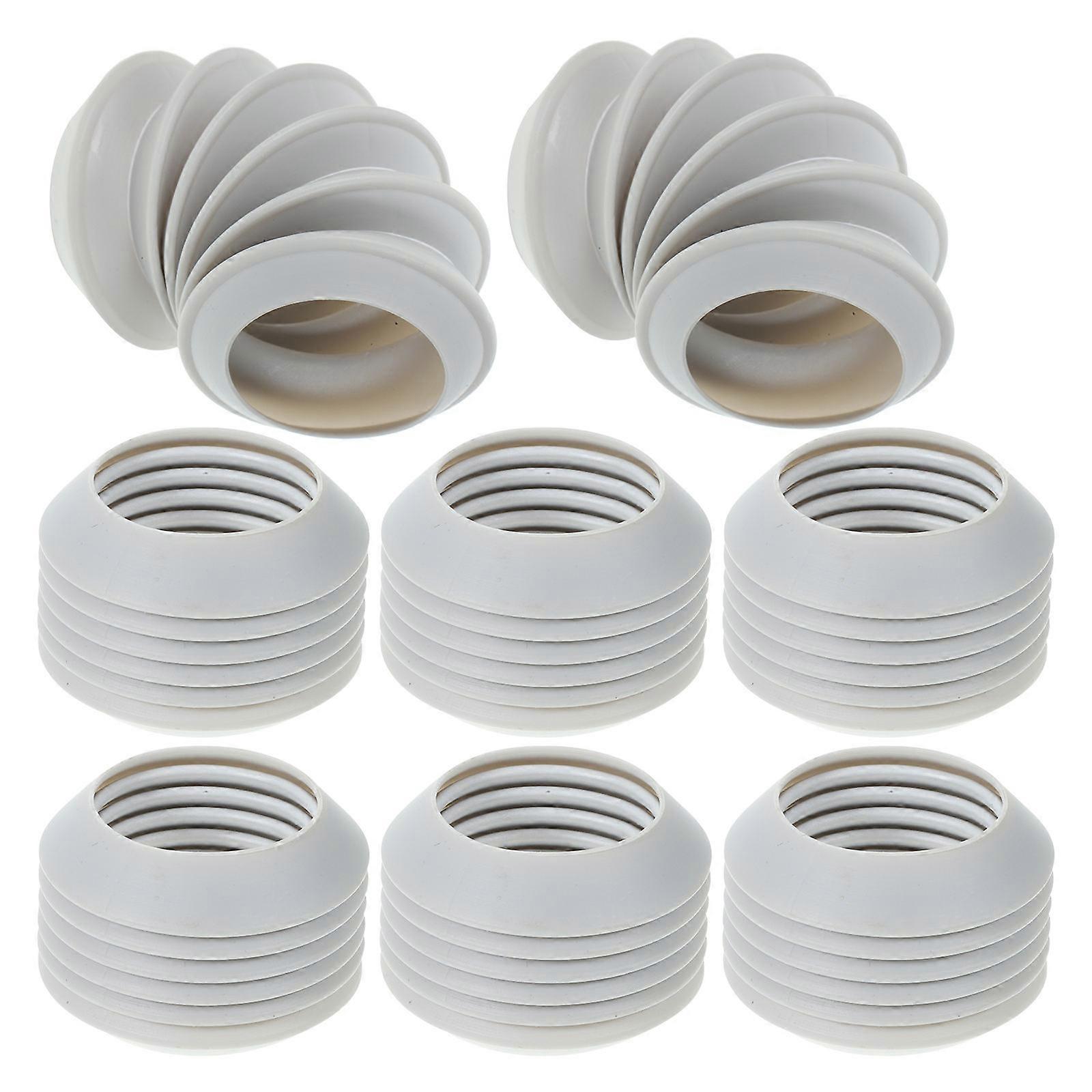 Bone Cracking Prop for Performance Use 8Pcs White Plastic Acoustic Generator