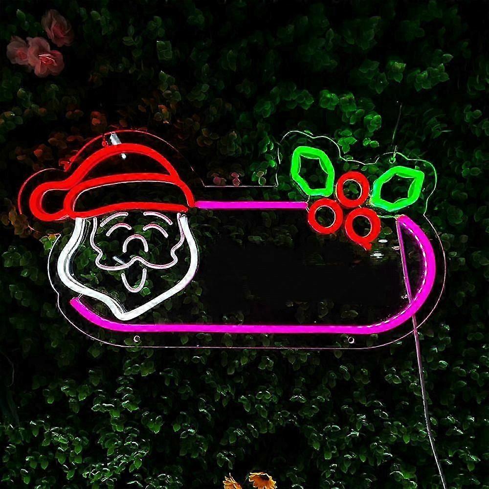 LED neon juleskilt spesiallaget