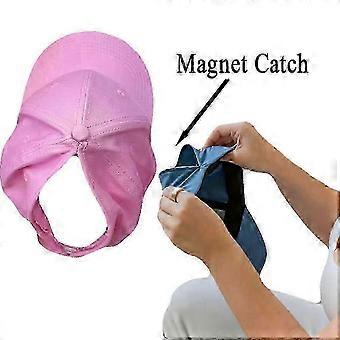 Gorra de béisbol de cola de caballo magnética - Sombrero deportivo que absorbe la humedad para el sol para senderismo, golf y actividades al aire libre