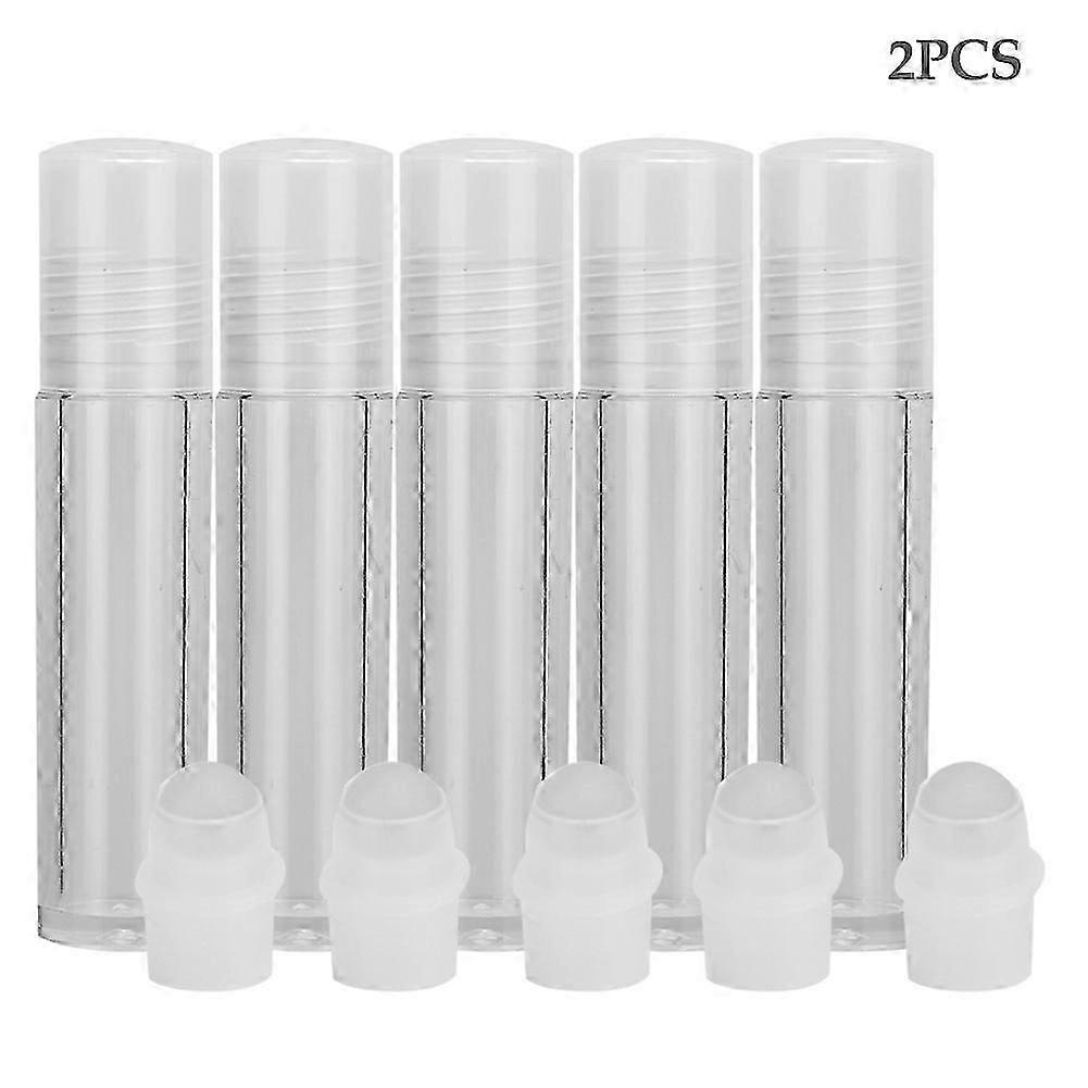 10ml Empty Refillable Mini Plastic Roller Bottles 10pcs Set